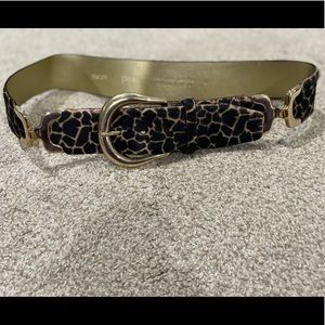Per Se Leather Giraffe style Belt